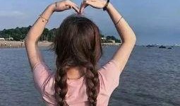 吃瓜女生背影头像